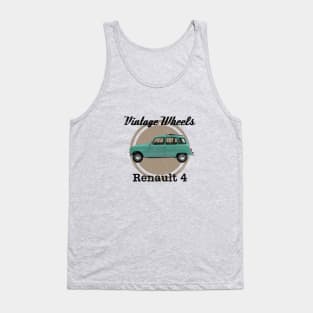 Vintage Wheels - Renault 4 Tank Top